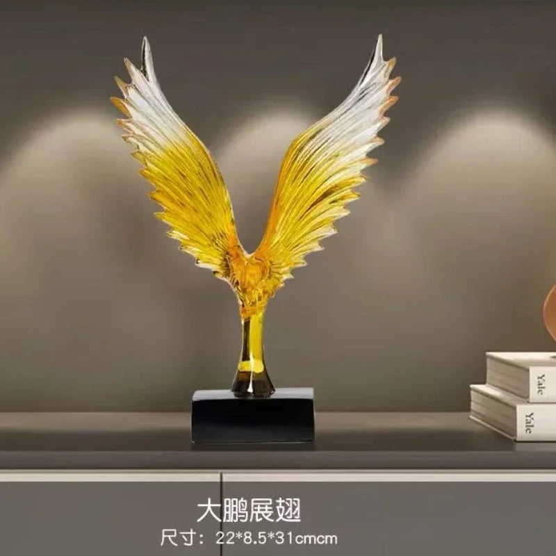 Creative Decor Sculptures Luxury Ornament Artistic Soft Decoration Modern Minimalist Living Room Office Wine Cabinet Decor