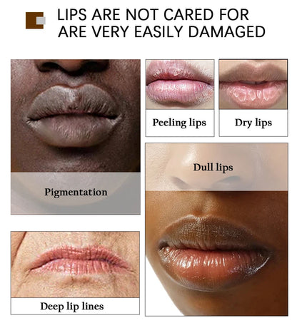 Lip Lightening Scrub Balm Lighten Pigmentation Remove Lip Lines Dead Skin Stains Moisturizing Nourish Brighten Black Lips 20g
