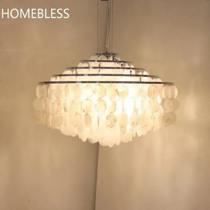Shell chandelier room decoration living  bed Art Chandelier creative designer lamp restaurant Nordic style