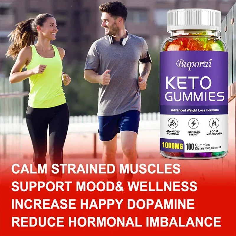 Keto Gummies 1000MG - Burn Fat, Promote Metabolism, and Increase Vitality, Relieves Bloating, Helps Detoxification and Cleansing