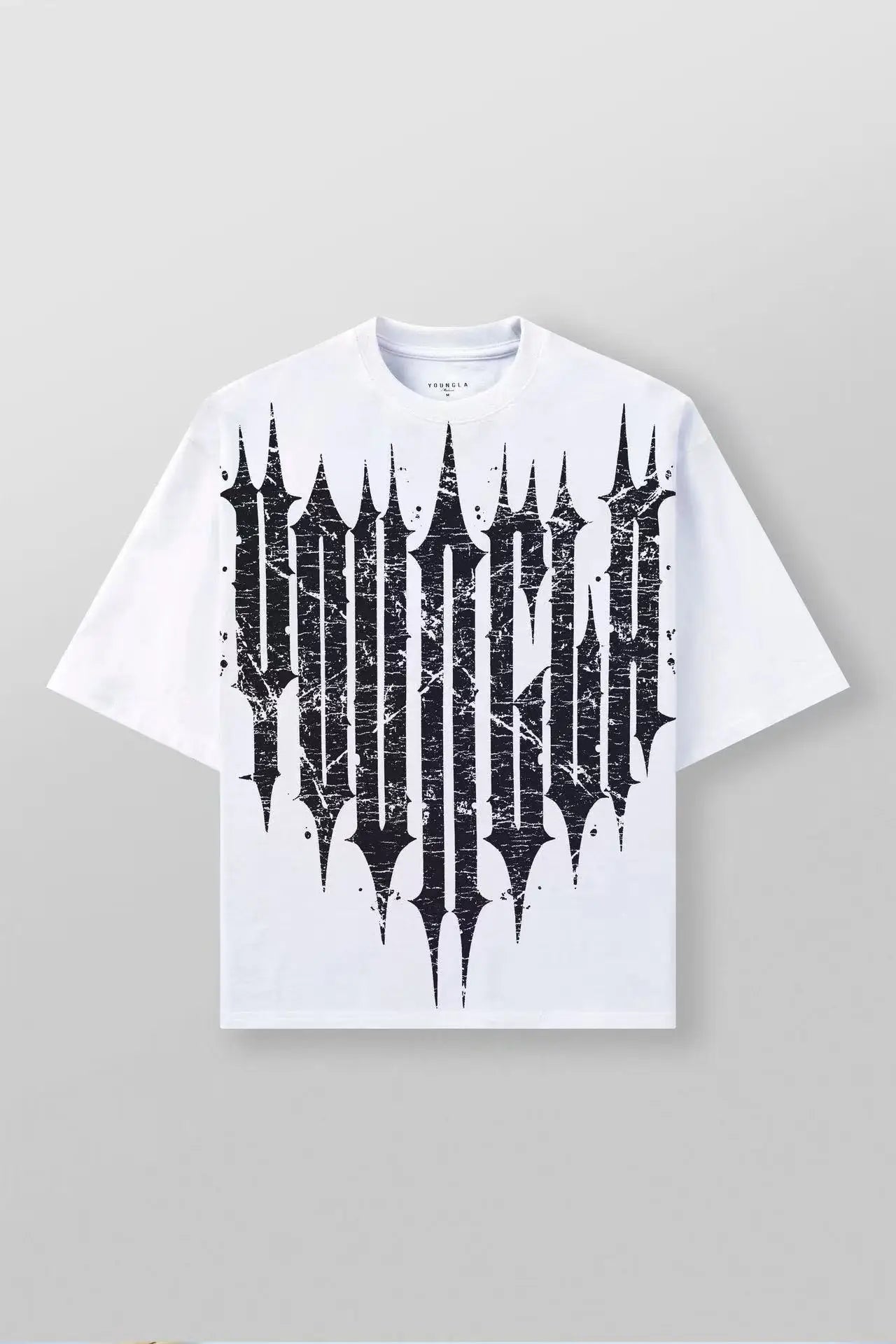 YA Men's Joggers Oversized fallow T-Shirt Summer Sports Fitness Cotton printing Short Sleeve Gym Running Training Short sleeve