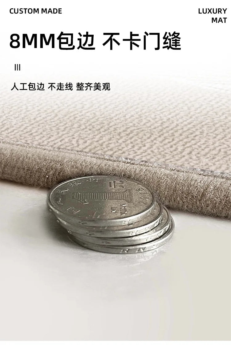 Home Decoration Entrance Doormat Simplicity Solid Welcome Carpet for Living Room Bedroom Antislip Soft Rug Balcony Bathroom Mats