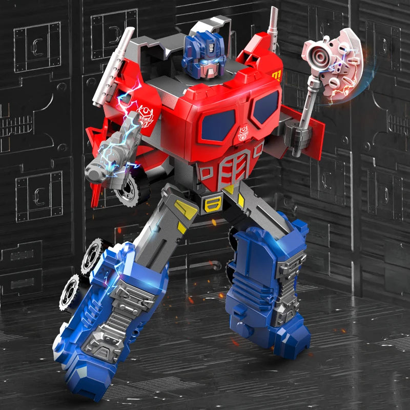 New Transformation Robot Toys Creative Inertia Truck Model Transformation Warrior Model Toys Children's Boys Birthday Gift Toys