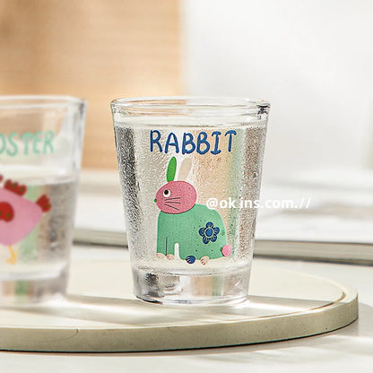 Shot Glass Soju Cup Household Small Wine Cup Creative Twelve Zodiac Wine Cup Mini Sake Glass Housewarming Christmas Gifts