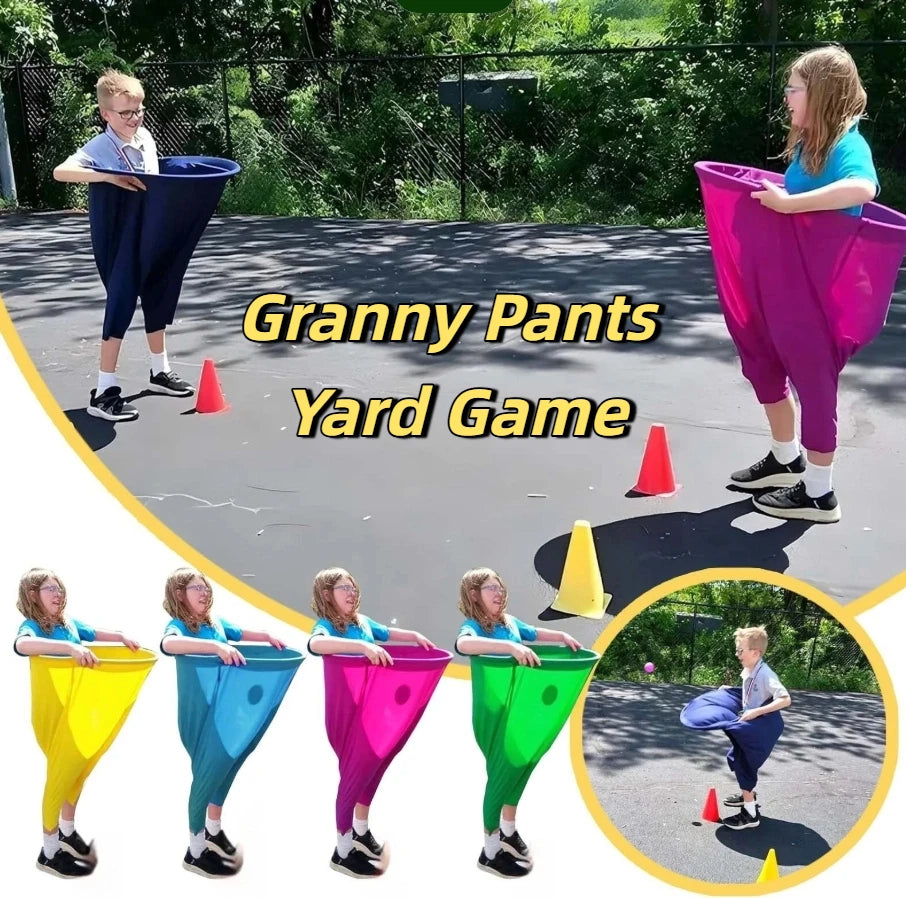 Granny Pants Party Rush Yard Game! The Ultimate Backyard Party Game! Funny Games Parent Child Pitching Game Props And Toys