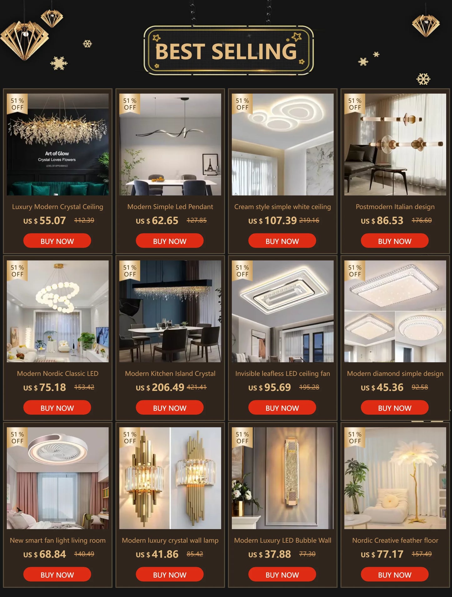 Home Decor Fabric Restaurant LED Chandeliers for Bedroom Coffee Dining Room Table Bar Pendant Lamp Lighting Suspension Luminaire