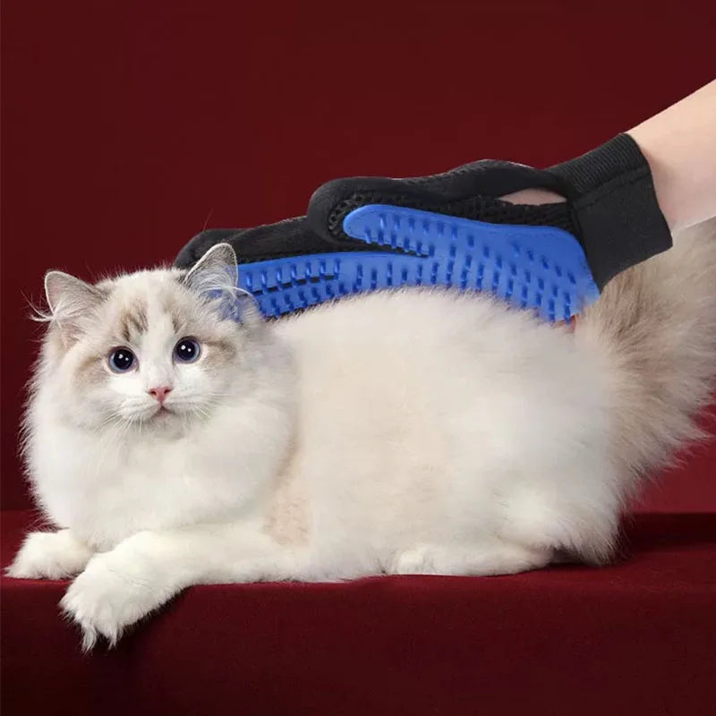 Pet Hair Glove Comb Pet Dog Cat Grooming Cleaning Glove Deshedding Hair remover Massage Brush Animal Supplies Cat Accessoies