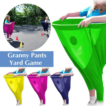 Granny Pants Party Rush Yard Game! The Ultimate Backyard Party Game! Funny Games Parent Child Pitching Game Props And Toys