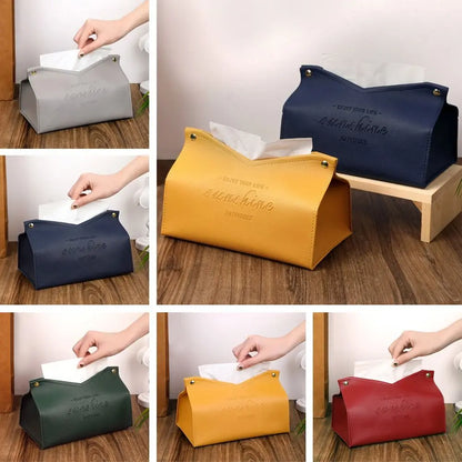 Home Living Room Decoration Large Storage Dispenser Car Tissue Box Tissue Case Paper Towel Box Napkin Holder