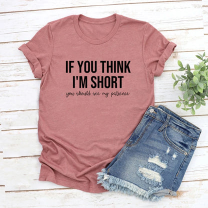 Funny Shirts for Women Funny Saying Graphic Tee Women's Short Sleeve Tshirt Humor Shirt Women Clothing