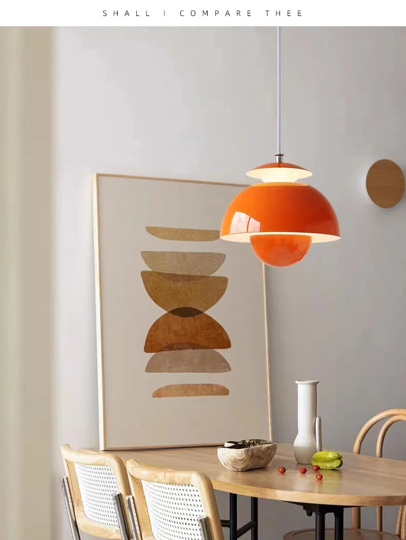 Nordic Modern home decor hanging lamp Simplicity semicircle pendant lights living bedroom dining room restaurant light fixtures