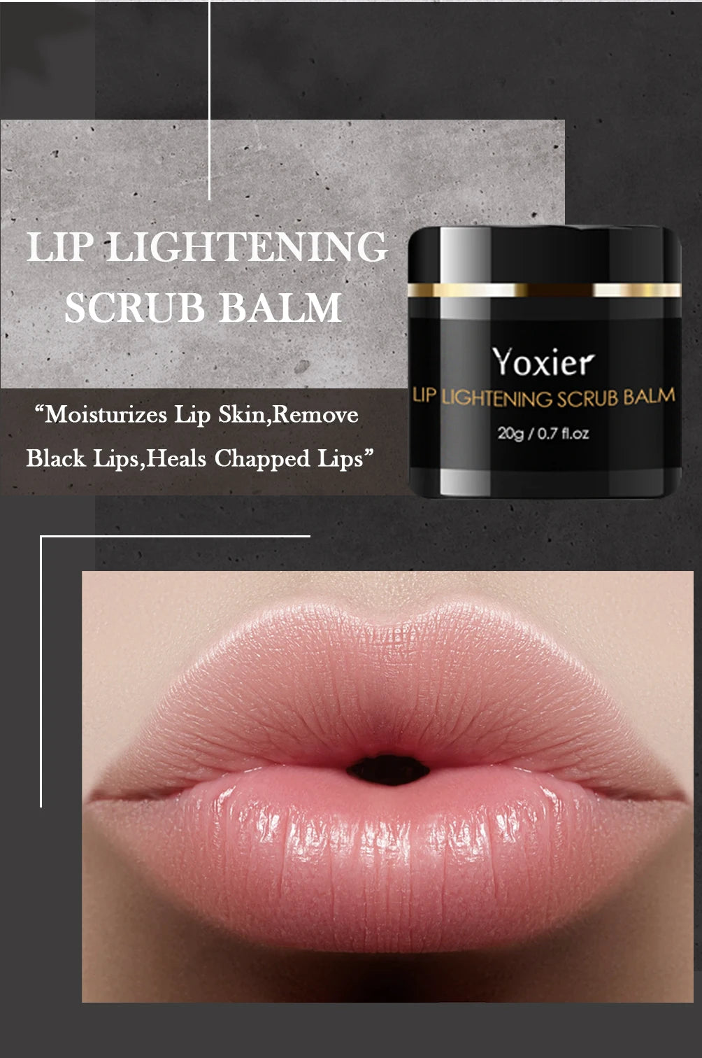 Lip Scrub Improve Dark Lips Moisturizing Reduce Lip Lines Anti Drying Deep Nourishment Repair Exfoliating Massage Lip Care