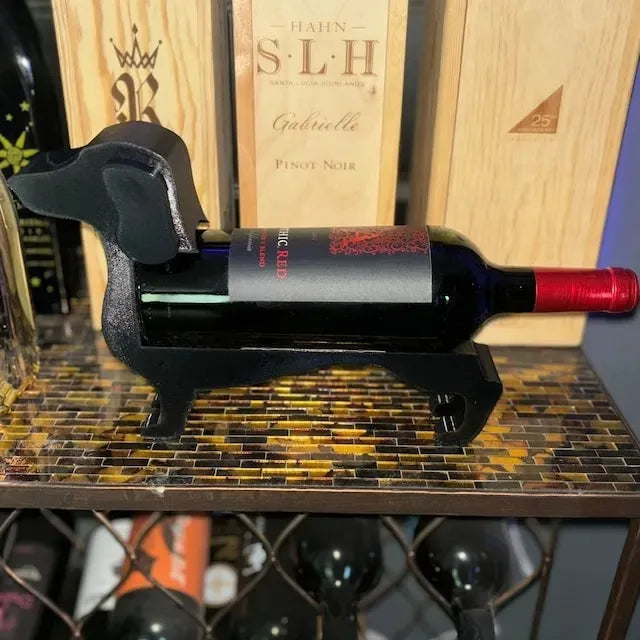 Adorable Dachshund Wine Bottle Holder - Perfect Decorative Piece for Wine Lovers