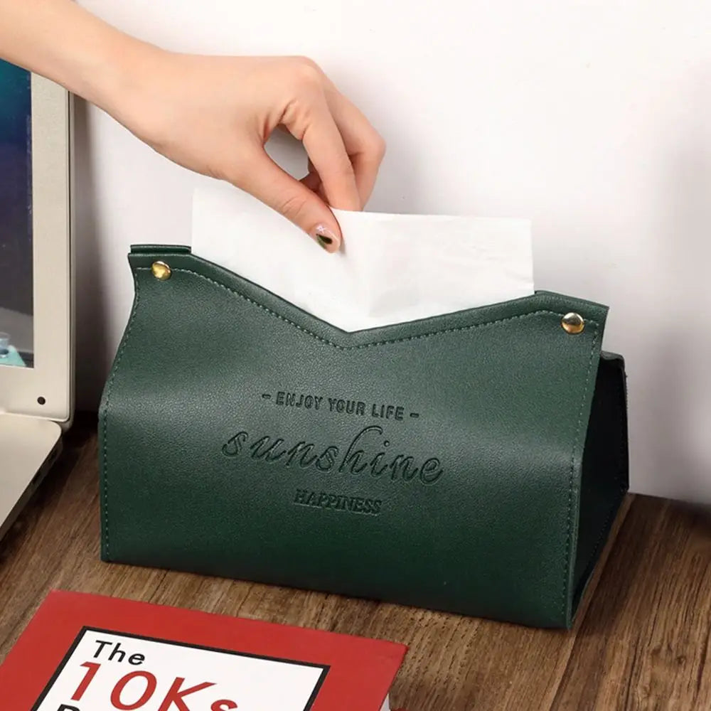 Home Living Room Decoration Large Storage Dispenser Car Tissue Box Tissue Case Paper Towel Box Napkin Holder