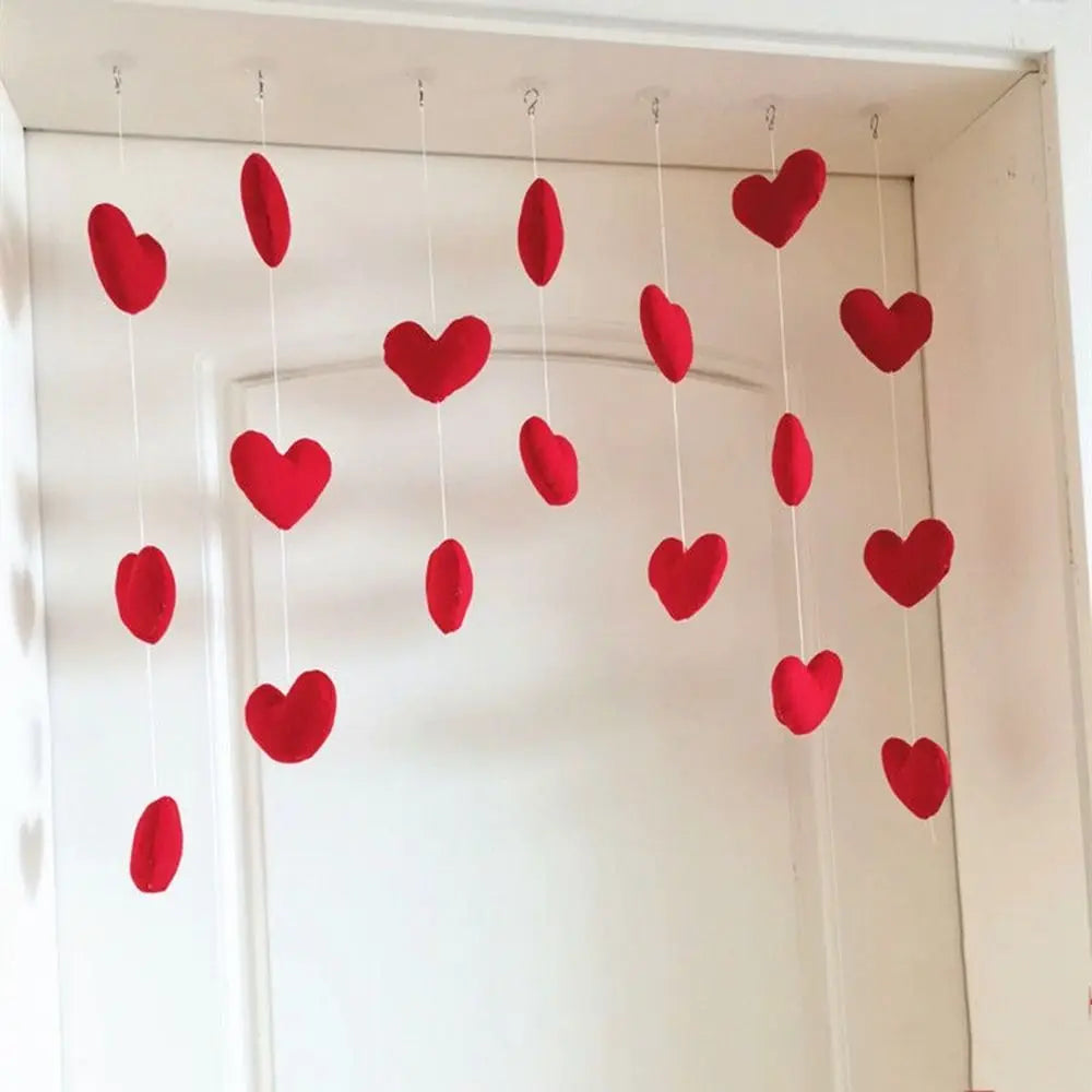 Partition Girls Room Decor High Beauty Women Gift Door Hanging Curtain Love Hearts Pendant Home Decor Door Curtain Ornaments