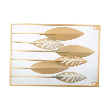 Decor Cabinet Living Room Handicraft Home Decoration Desktop Ornaments Iron Arts Crafts Ginkgo Leaf Ornaments Leaves Sculpture