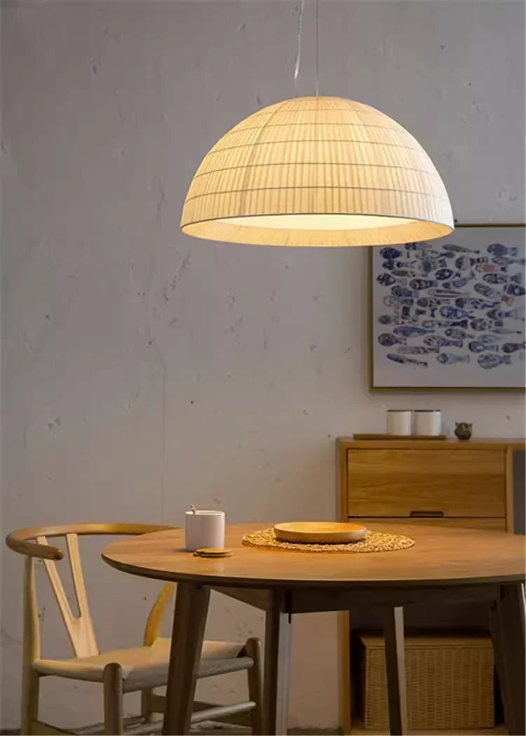 Home Decor Fabric Restaurant LED Chandeliers for Bedroom Coffee Dining Room Table Bar Pendant Lamp Lighting Suspension Luminaire