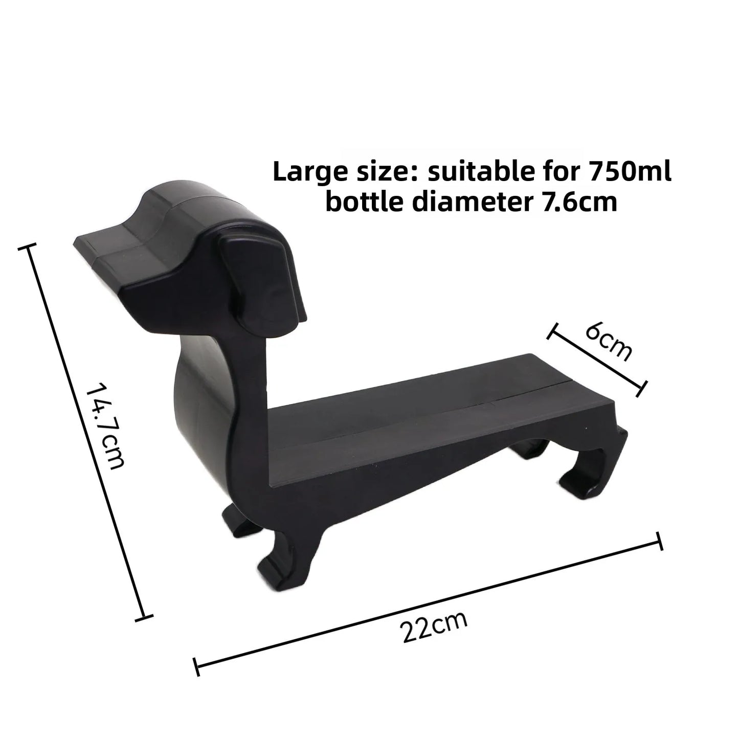 Adorable Dachshund Wine Bottle Holder - Perfect Decorative Piece for Wine Lovers
