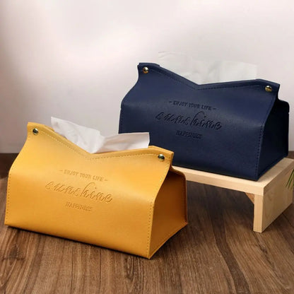 Home Living Room Decoration Large Storage Dispenser Car Tissue Box Tissue Case Paper Towel Box Napkin Holder