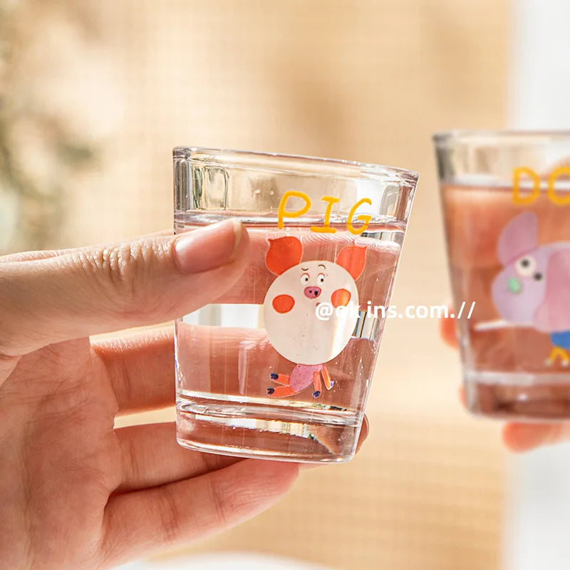 Shot Glass Soju Cup Household Small Wine Cup Creative Twelve Zodiac Wine Cup Mini Sake Glass Housewarming Christmas Gifts