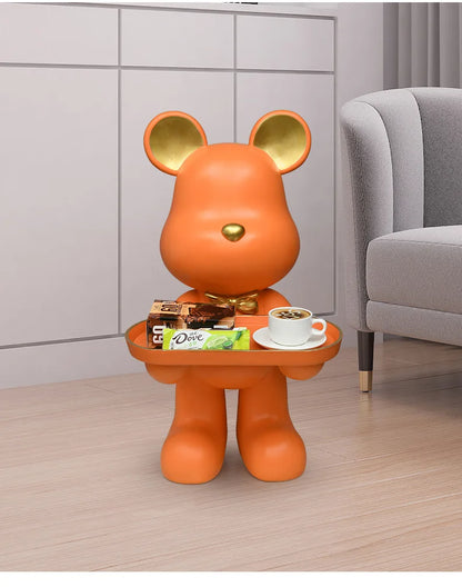 Living Room End Tables Home Decor Nordic Coffee Table Resin Ornaments Modern Tea Table Indoor Tray Decoration Sofa Side Tables