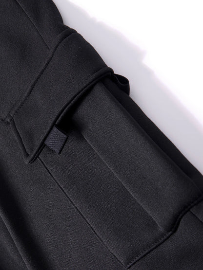 Mens Sweatpants Straight Fit Joggers for Sports and Streetwear Loose Oversized Drawstring Long Pants Men Multi-pocket Pants