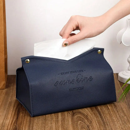 Home Living Room Decoration Large Storage Dispenser Car Tissue Box Tissue Case Paper Towel Box Napkin Holder