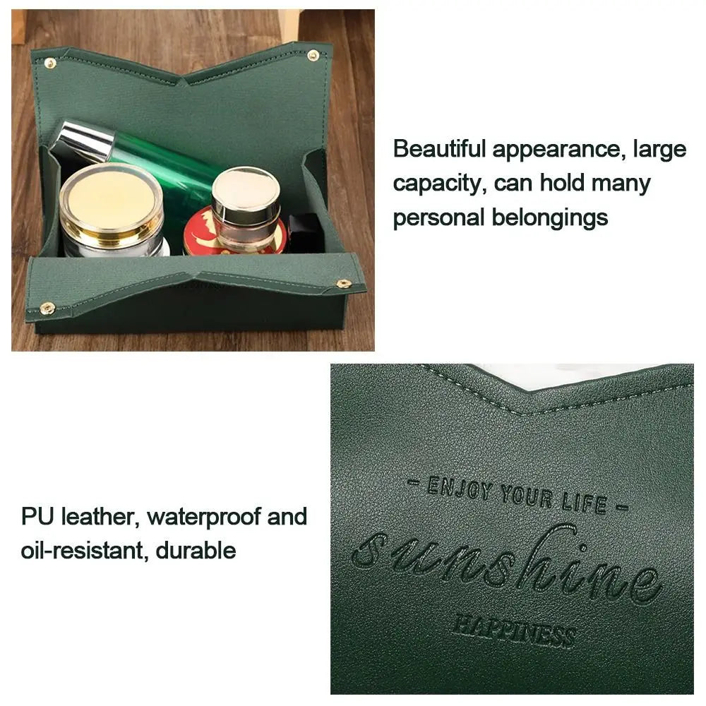 Home Living Room Decoration Large Storage Dispenser Car Tissue Box Tissue Case Paper Towel Box Napkin Holder