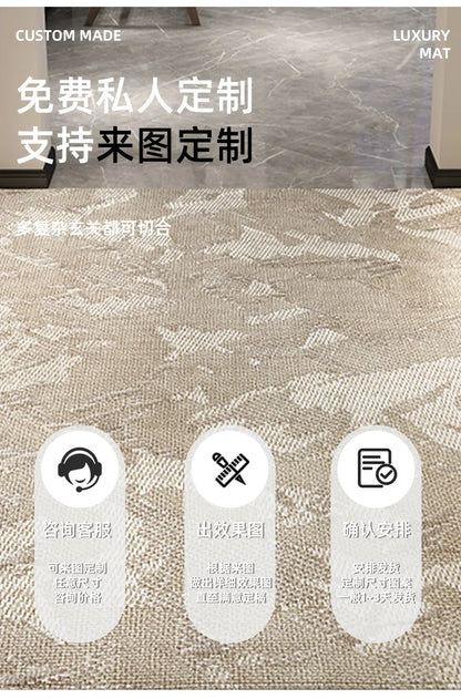Home Decoration Entrance Doormat Simplicity Solid Welcome Carpet for Living Room Bedroom Antislip Soft Rug Balcony Bathroom Mats