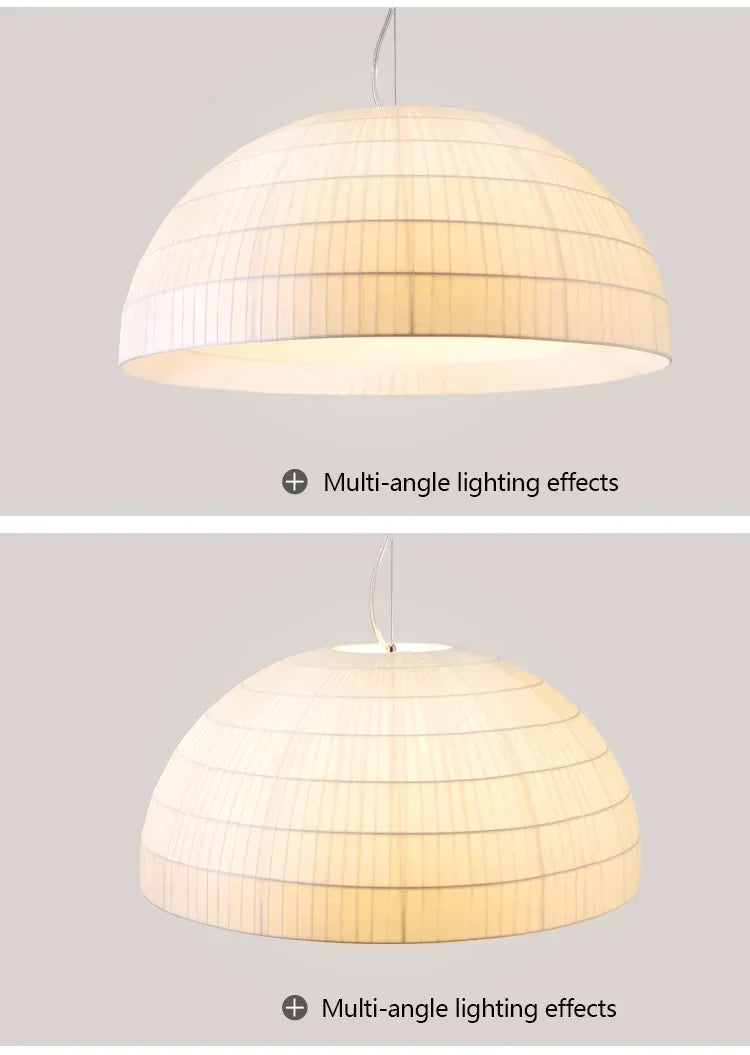 Home Decor Fabric Restaurant LED Chandeliers for Bedroom Coffee Dining Room Table Bar Pendant Lamp Lighting Suspension Luminaire