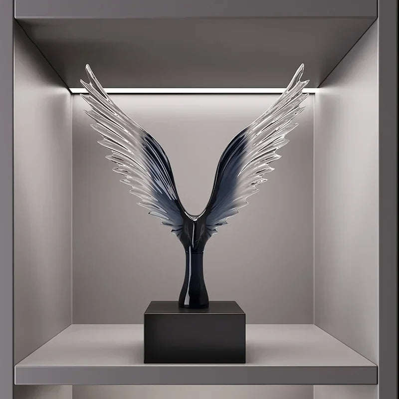 Creative Decor Sculptures Luxury Ornament  Artistic Soft Decoration  Modern Minimalist Living Room Office Wine Cabinet Decor