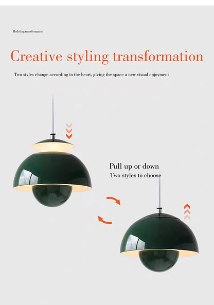 Nordic Modern home decor hanging lamp Simplicity semicircle pendant lights living bedroom dining room restaurant light fixtures