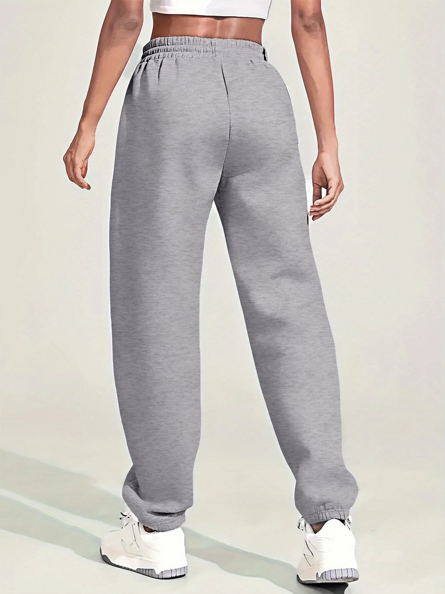 Trendy Baggy Joggers for Women High Waist Soft Sweatpants Casual Trousers for Spring Autumn