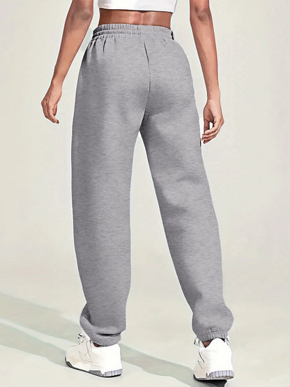 Trendy Baggy Joggers for Women High Waist Soft Sweatpants Casual Trousers for Spring Autumn