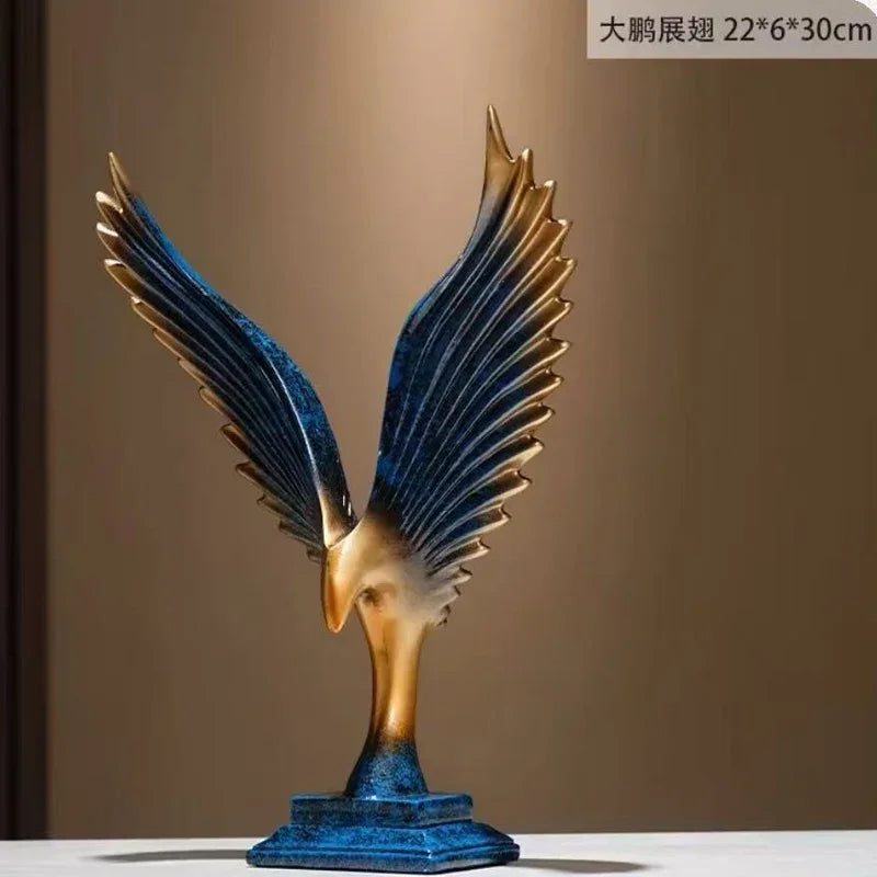 Creative Decor Sculptures Luxury Ornament  Artistic Soft Decoration  Modern Minimalist Living Room Office Wine Cabinet Decor