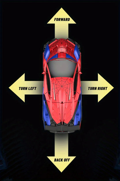 RC Transformer Car Robot Toy 1:18 Scale LED Light 2.4GHz One-Button Transformation 360° Rotating Drift Rechargeable Kids Gift