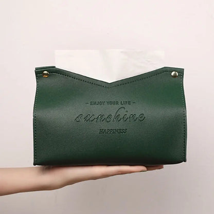 Home Living Room Decoration Large Storage Dispenser Car Tissue Box Tissue Case Paper Towel Box Napkin Holder