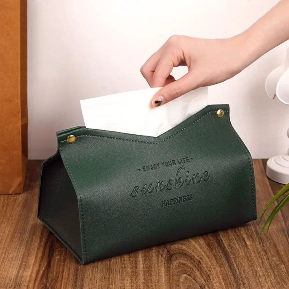 Home Living Room Decoration Large Storage Dispenser Car Tissue Box Tissue Case Paper Towel Box Napkin Holder