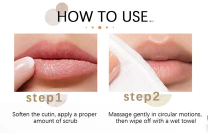 Lip Scrub Improve Dark Lips Moisturizing Reduce Lip Lines Anti Drying Deep Nourishment Repair Exfoliating Massage Lip Care