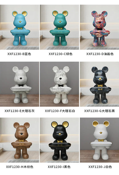 Living Room End Tables Home Decor Nordic Coffee Table Resin Ornaments Modern Tea Table Indoor Tray Decoration Sofa Side Tables