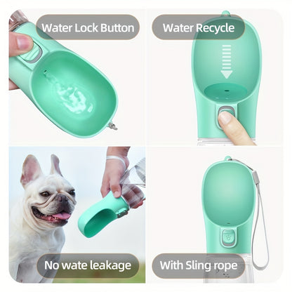 Leak-Proof Portable Dog Water Dispenser for Walking and Travel - Keep Your Pet Hydrated On-The-Go